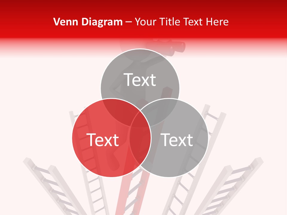 Corporate Ladder Overview PowerPoint Template