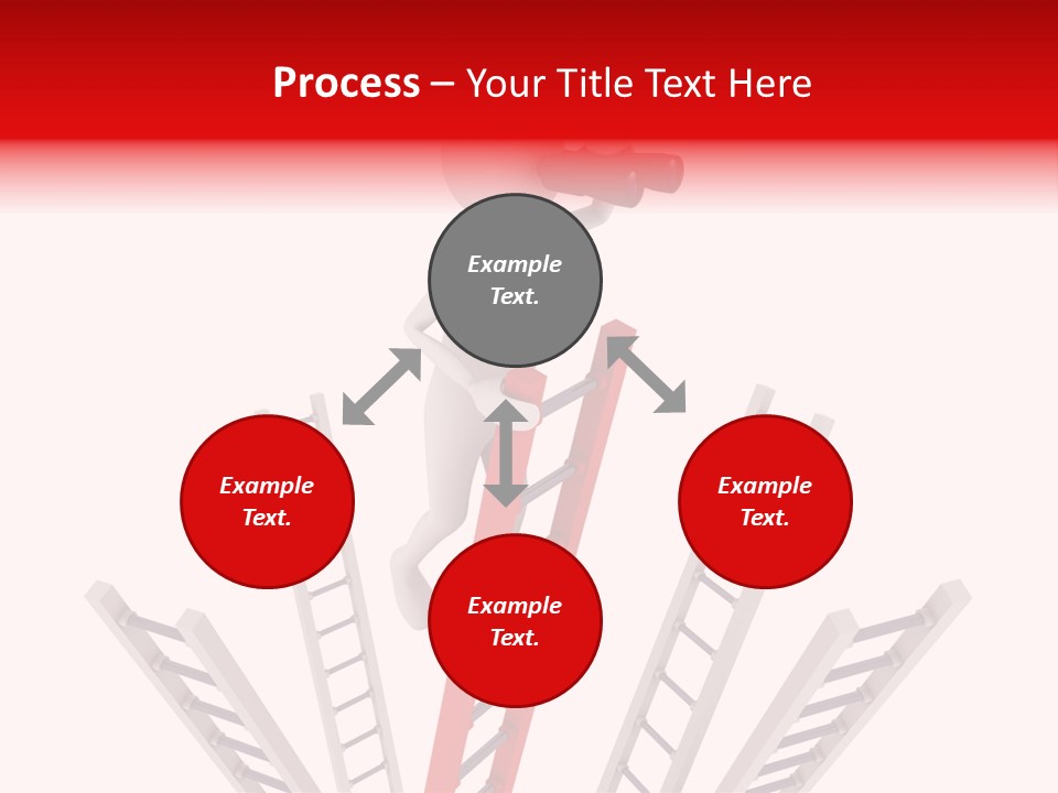 Corporate Ladder Overview PowerPoint Template