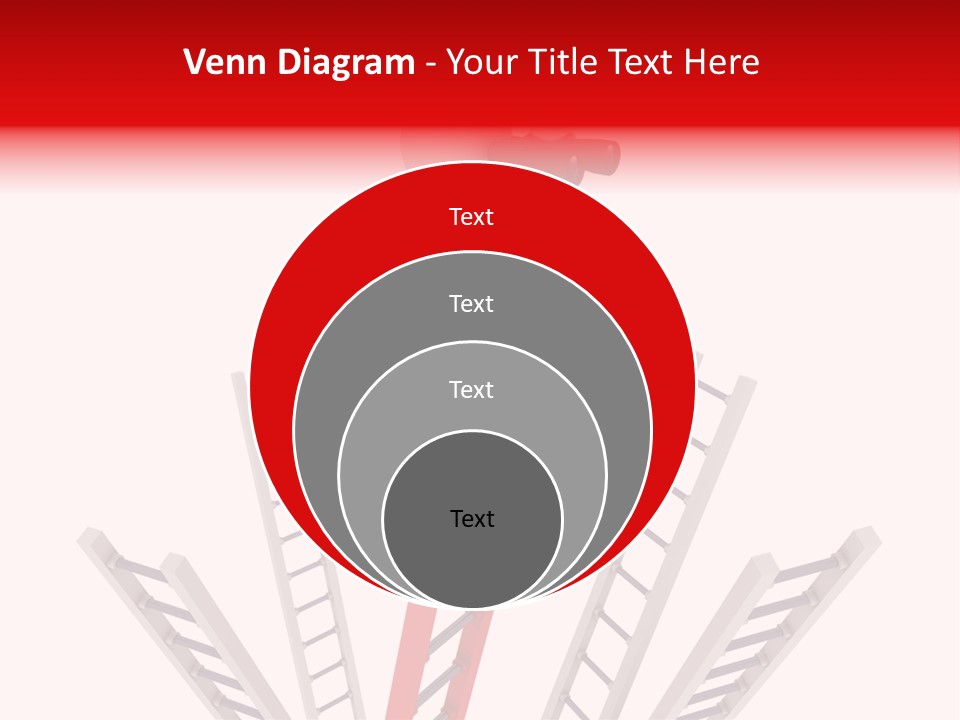 Corporate Ladder Overview PowerPoint Template