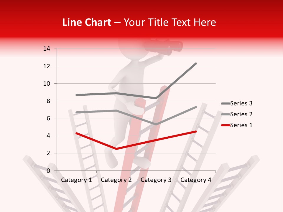 Corporate Ladder Overview PowerPoint Template