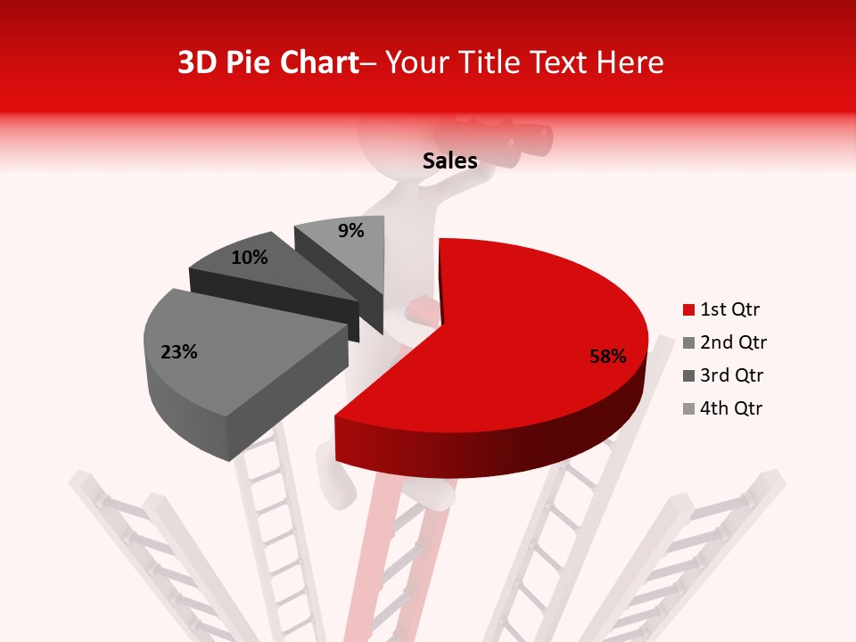 Corporate Ladder Overview PowerPoint Template