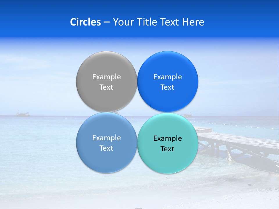 Sandy Peaceful Sand PowerPoint Template
