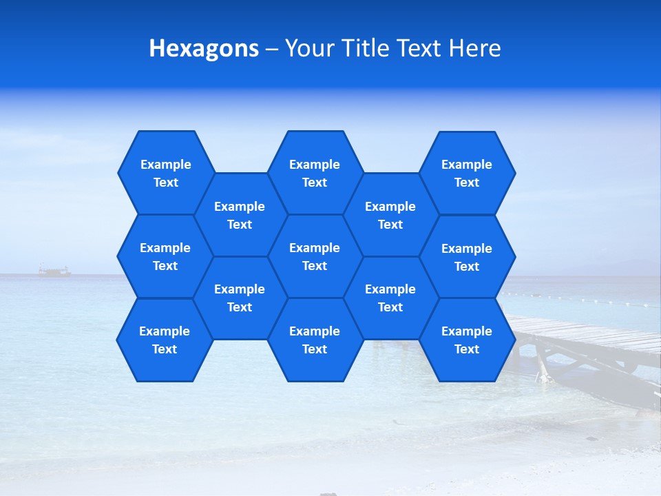 Sandy Peaceful Sand PowerPoint Template