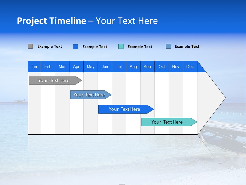 Sandy Peaceful Sand PowerPoint Template