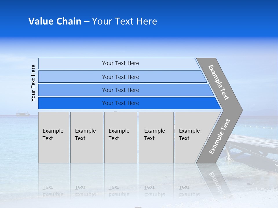 Sandy Peaceful Sand PowerPoint Template