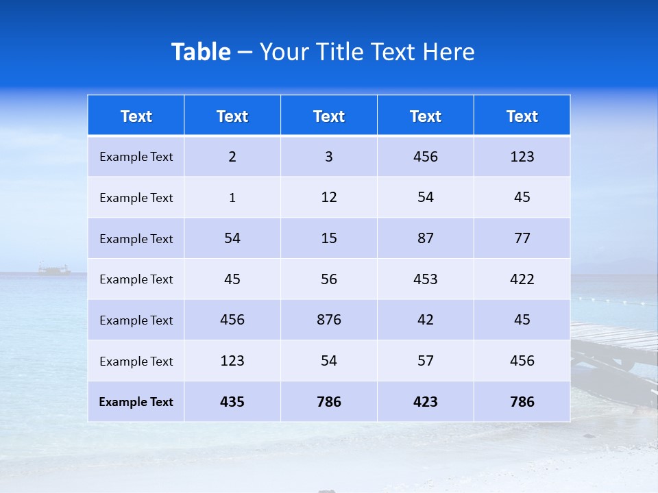 Sandy Peaceful Sand PowerPoint Template