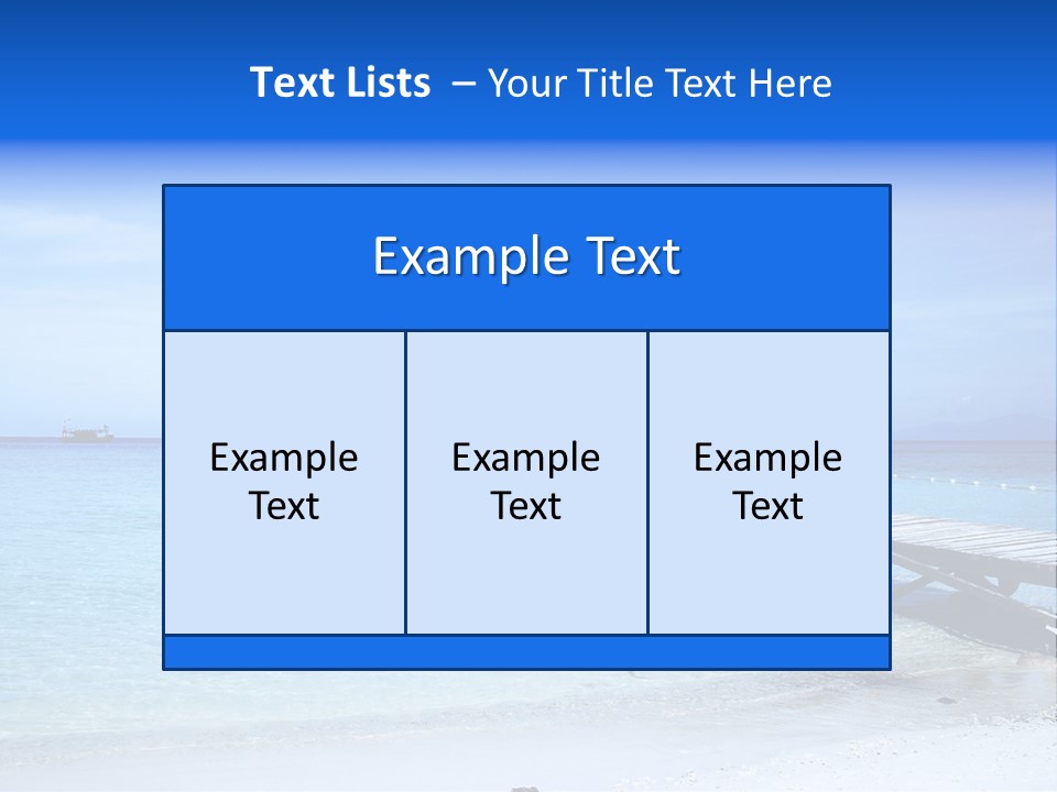 Sandy Peaceful Sand PowerPoint Template