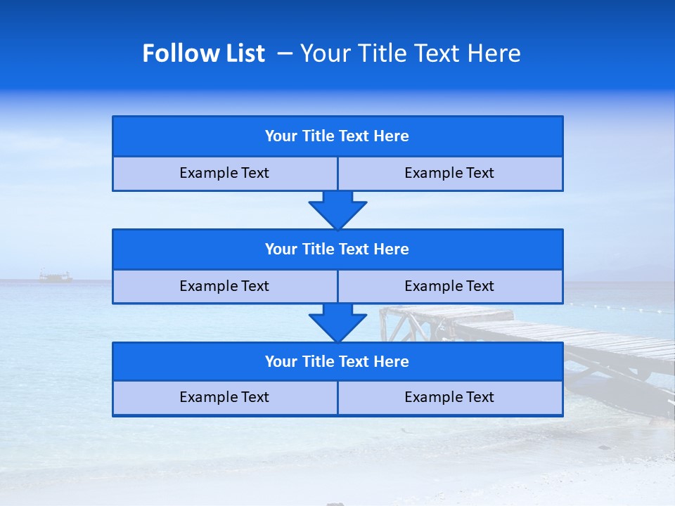 Sandy Peaceful Sand PowerPoint Template