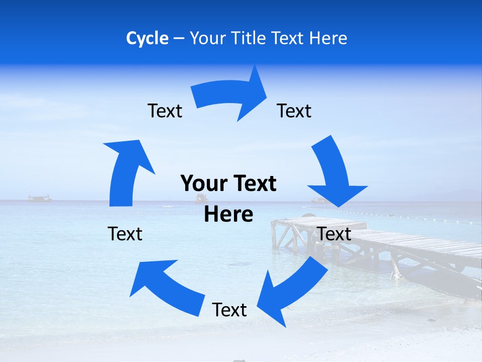 Sandy Peaceful Sand PowerPoint Template