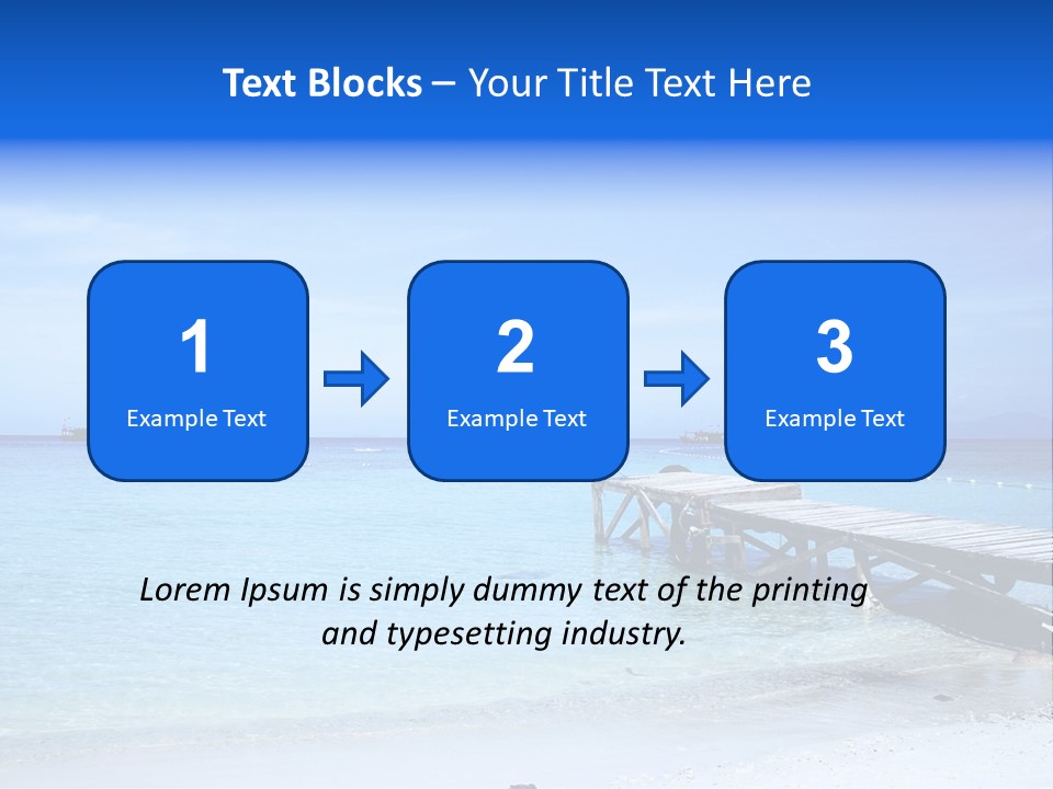 Sandy Peaceful Sand PowerPoint Template