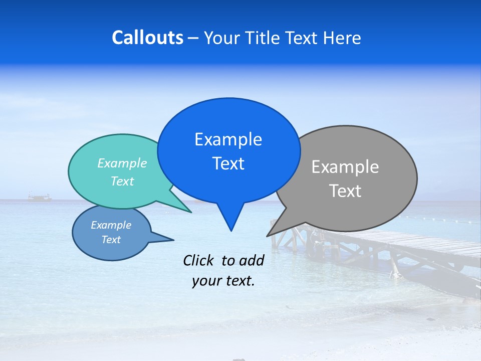 Sandy Peaceful Sand PowerPoint Template