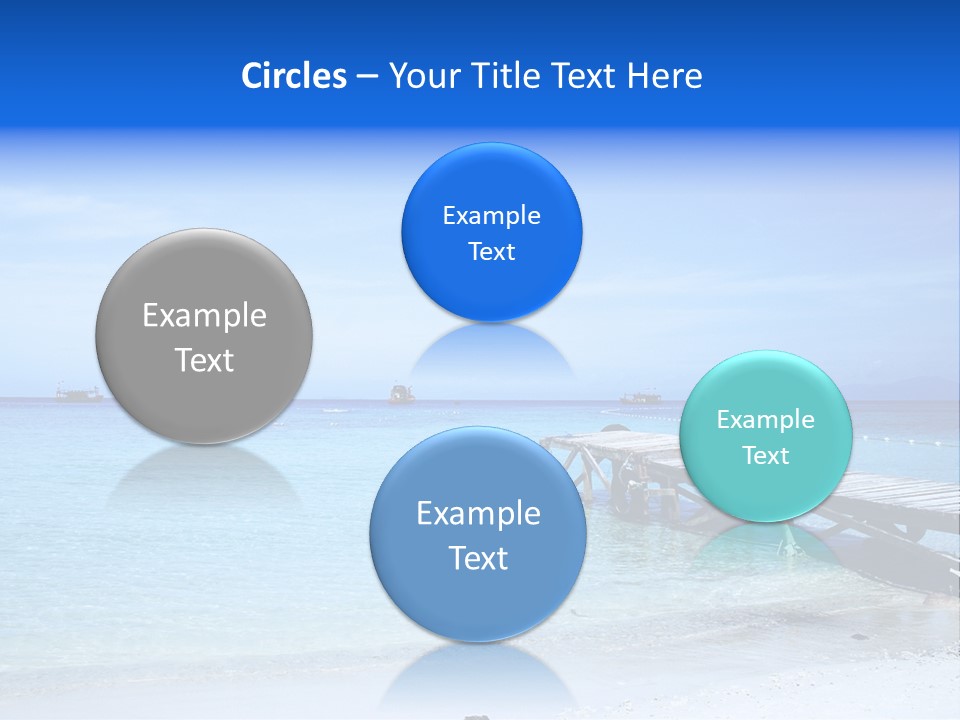 Sandy Peaceful Sand PowerPoint Template