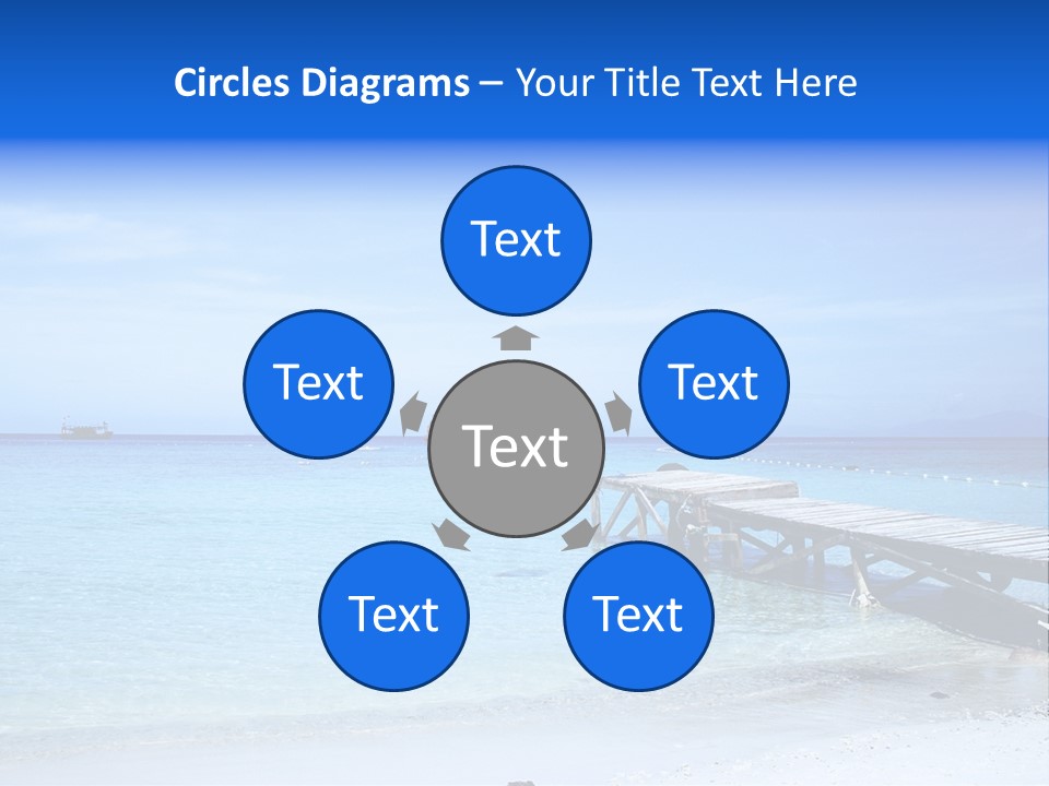 Sandy Peaceful Sand PowerPoint Template