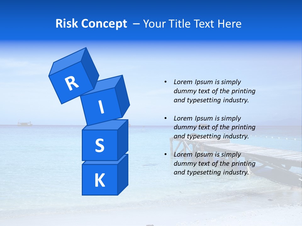 Sandy Peaceful Sand PowerPoint Template