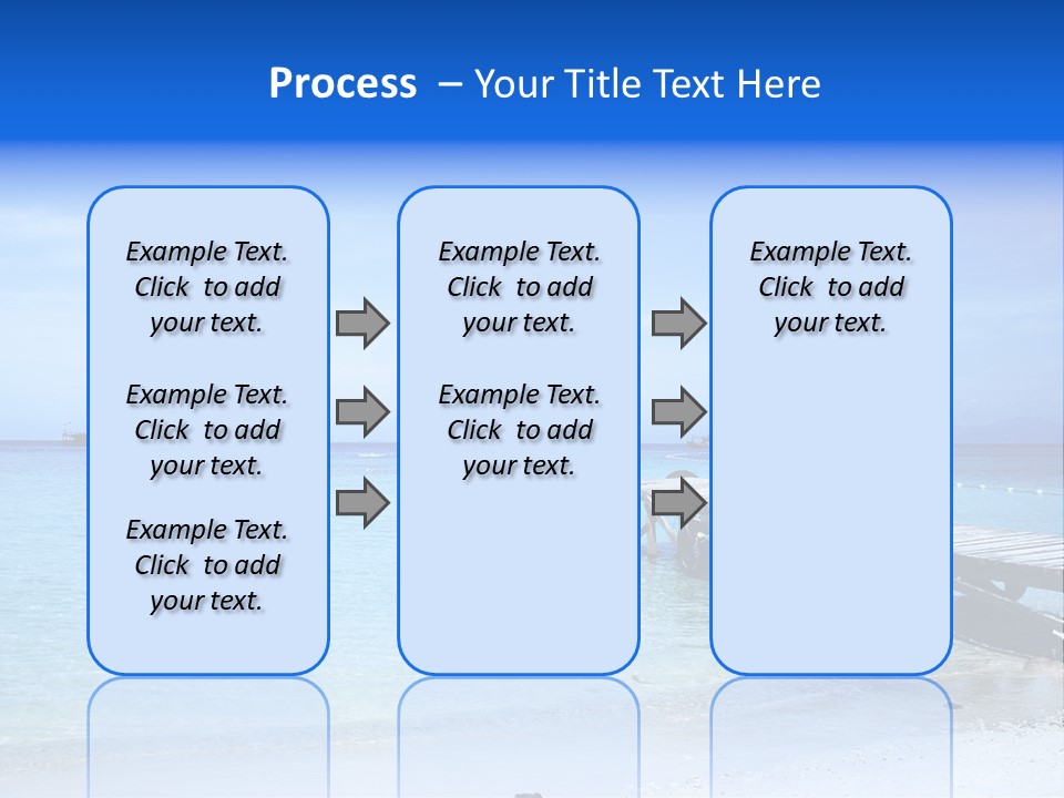 Sandy Peaceful Sand PowerPoint Template