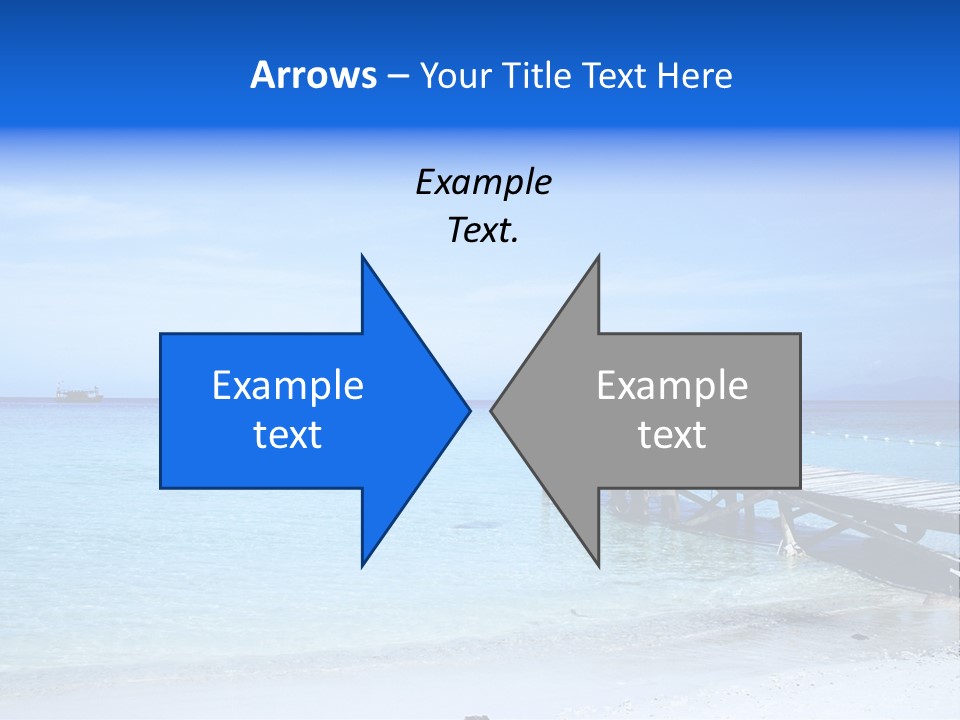 Sandy Peaceful Sand PowerPoint Template