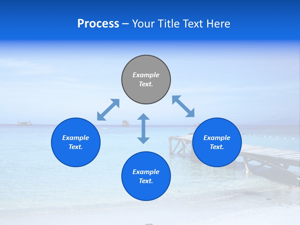 Sandy Peaceful Sand PowerPoint Template