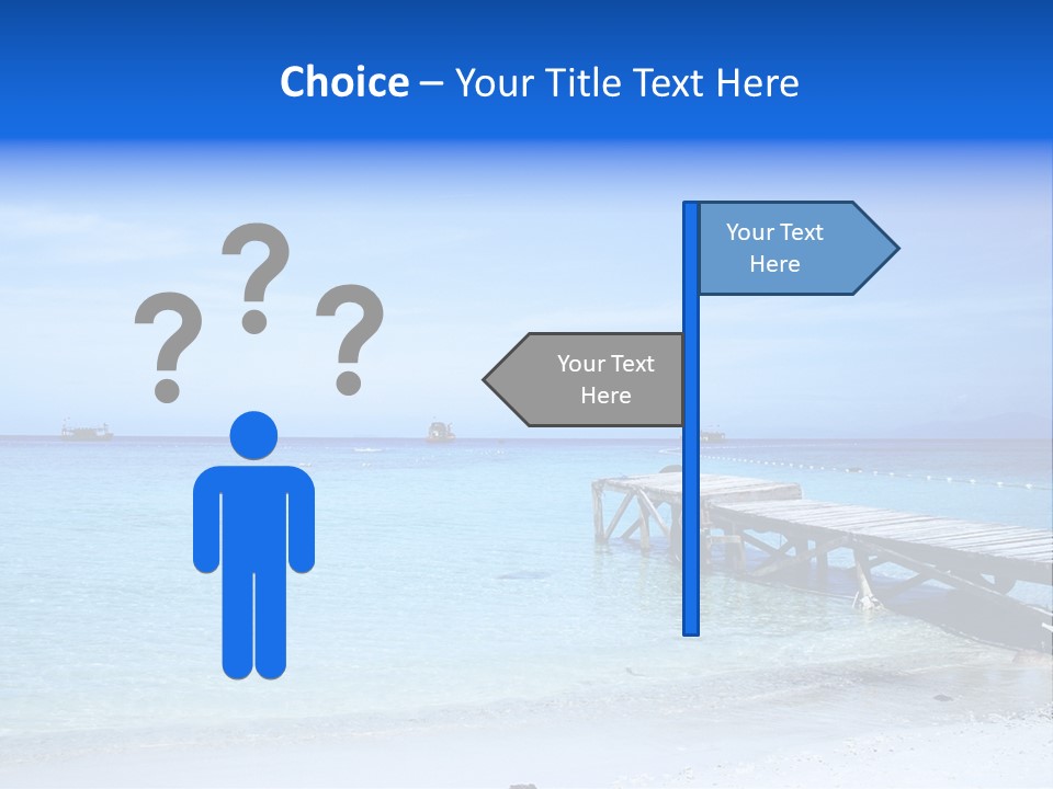 Sandy Peaceful Sand PowerPoint Template