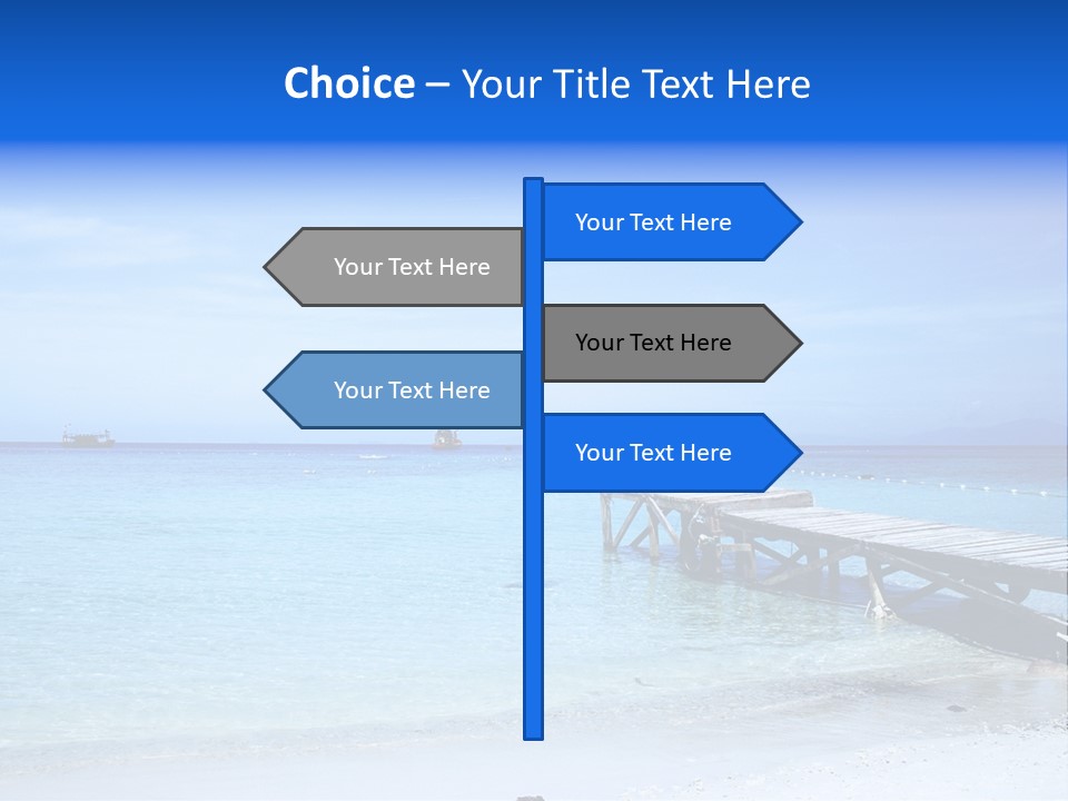 Sandy Peaceful Sand PowerPoint Template