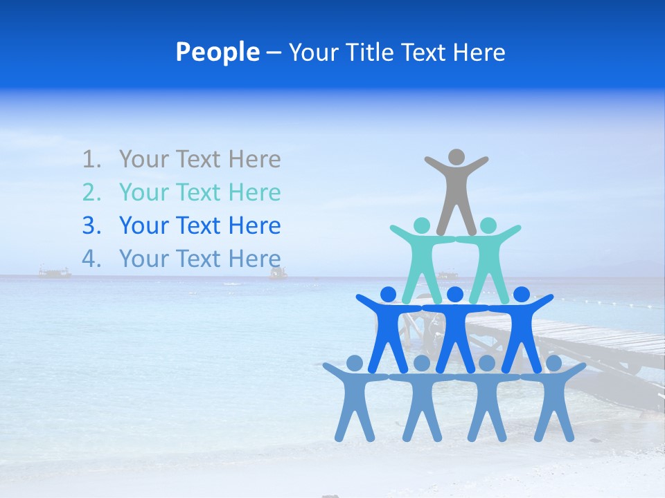 Sandy Peaceful Sand PowerPoint Template