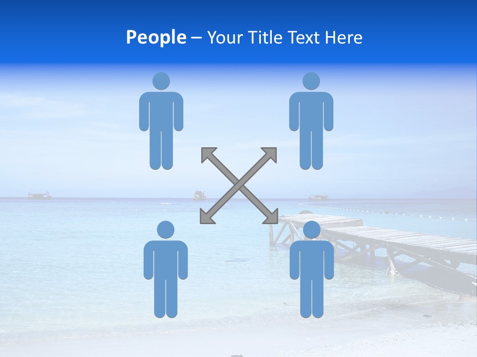 Sandy Peaceful Sand PowerPoint Template