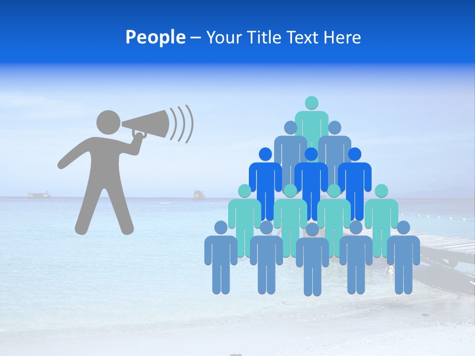 Sandy Peaceful Sand PowerPoint Template