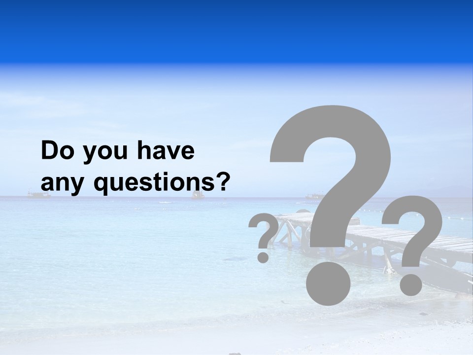 Sandy Peaceful Sand PowerPoint Template