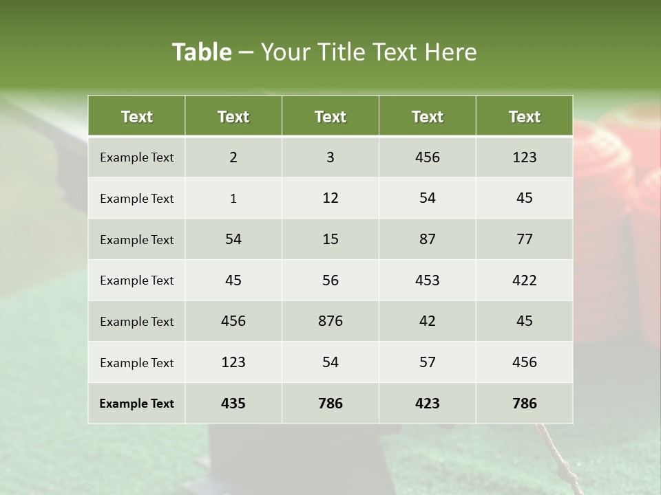 Trap Skeet Pigeon PowerPoint Template