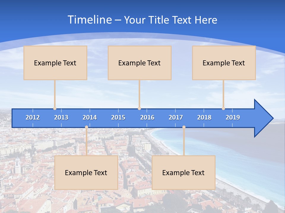 View Postcard Yacht PowerPoint Template