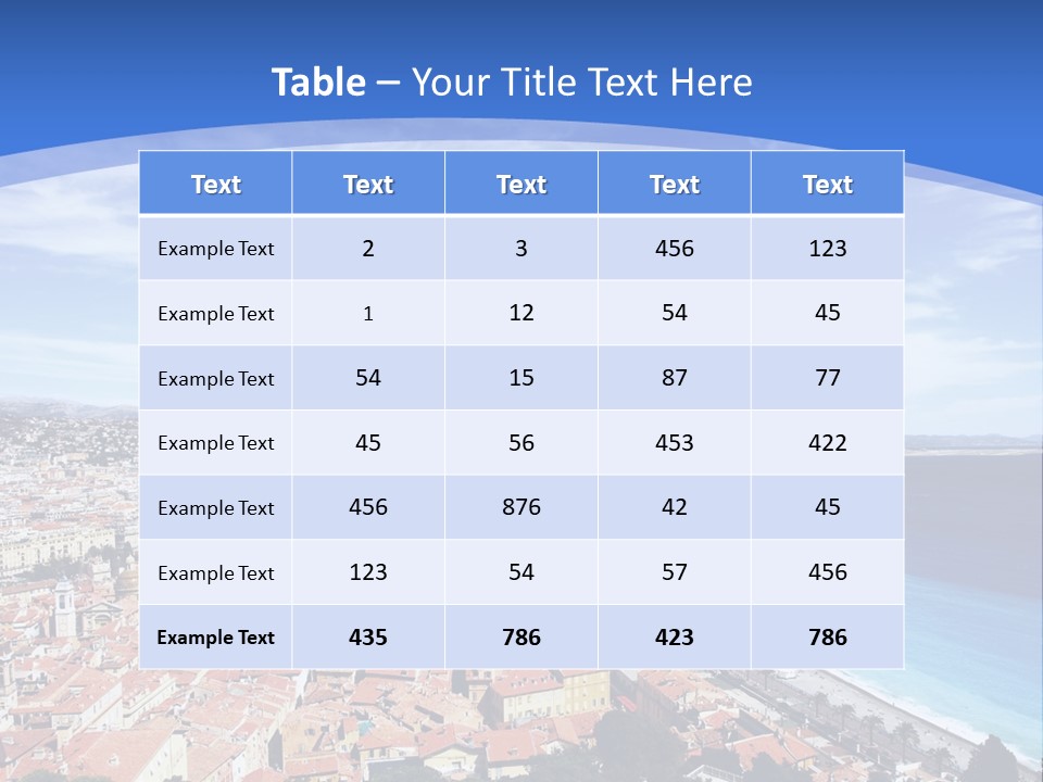 View Postcard Yacht PowerPoint Template