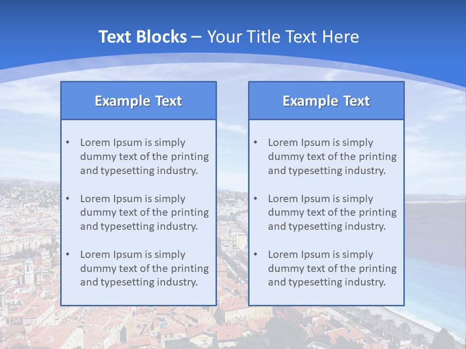 View Postcard Yacht PowerPoint Template