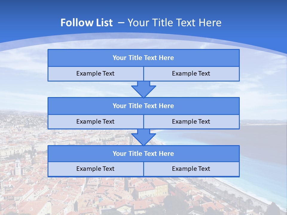 View Postcard Yacht PowerPoint Template
