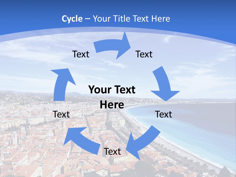 View Postcard Yacht PowerPoint Template