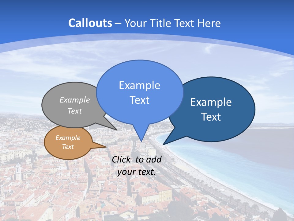 View Postcard Yacht PowerPoint Template