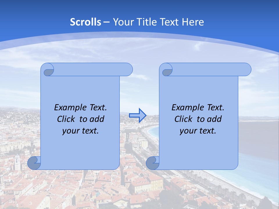 View Postcard Yacht PowerPoint Template