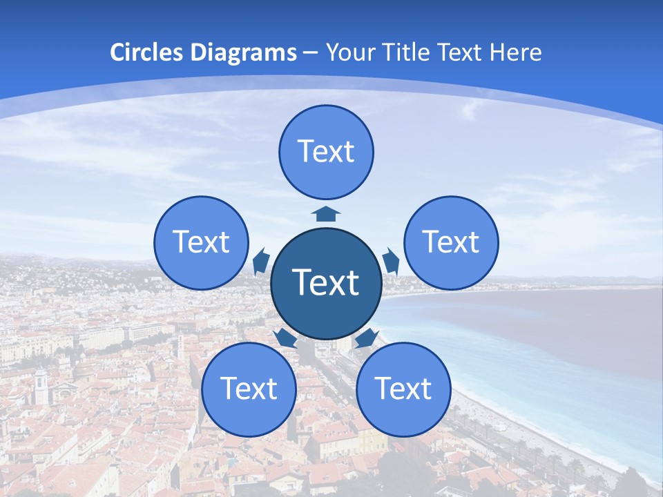 View Postcard Yacht PowerPoint Template