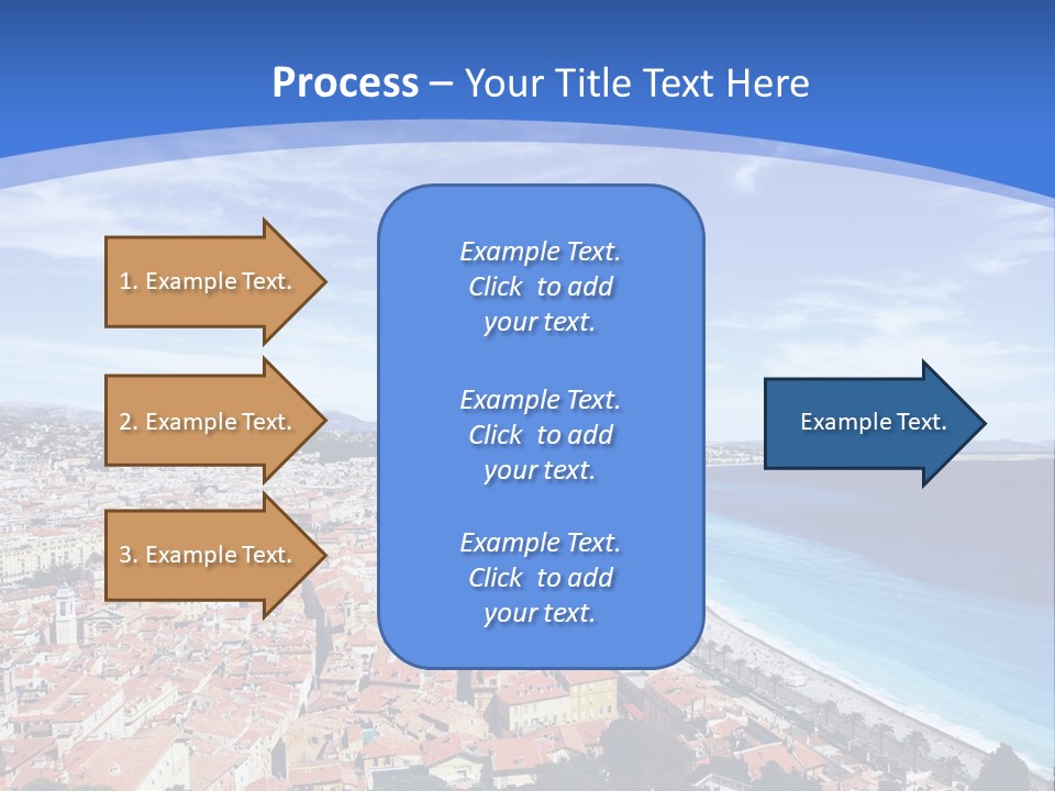 View Postcard Yacht PowerPoint Template