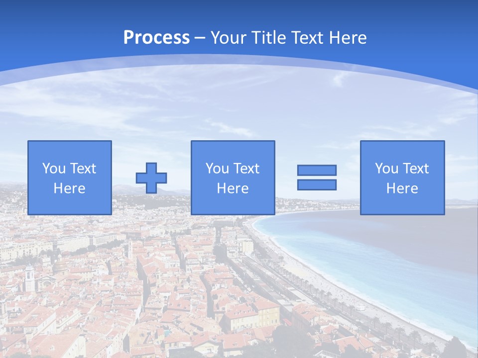 View Postcard Yacht PowerPoint Template