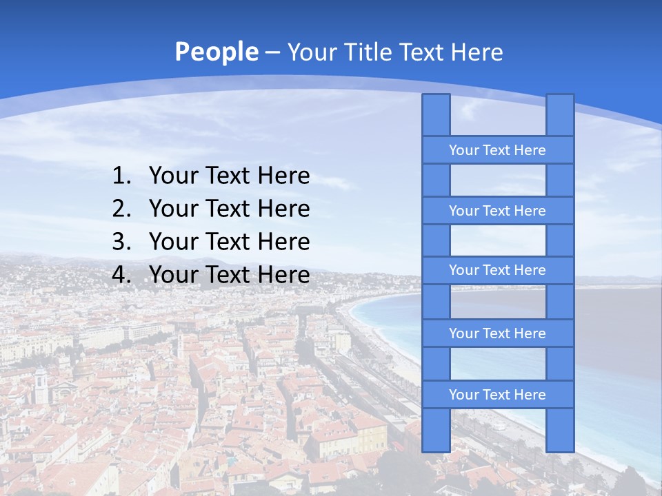 View Postcard Yacht PowerPoint Template