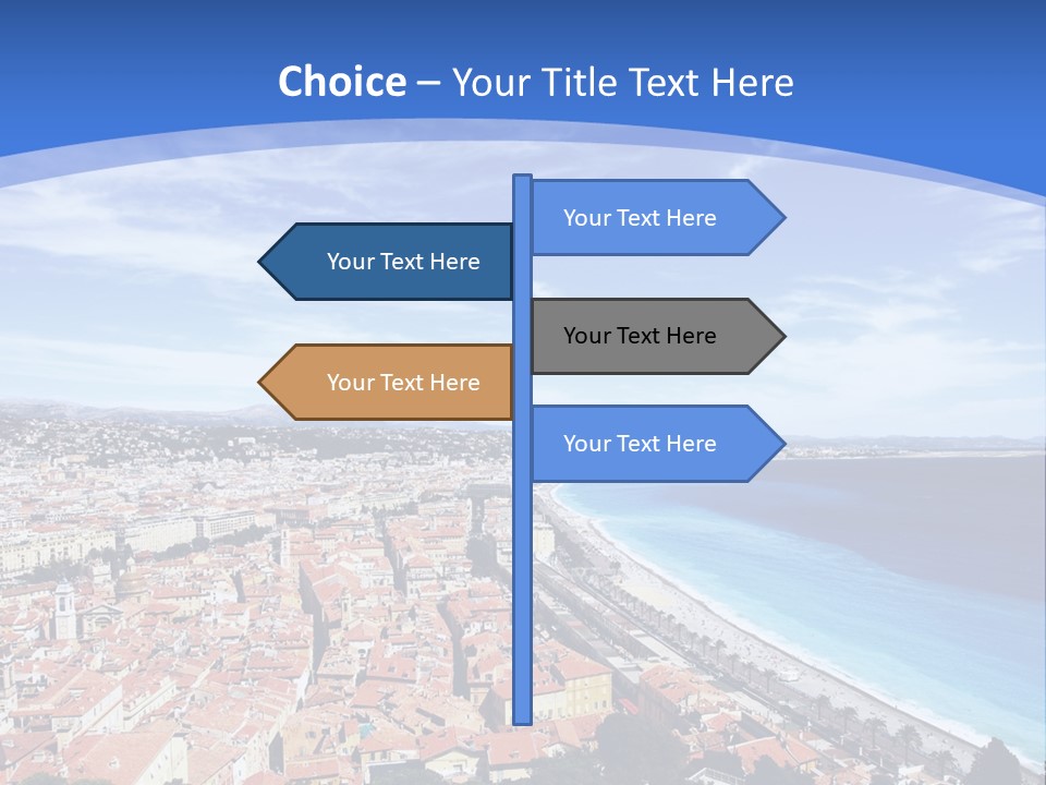 View Postcard Yacht PowerPoint Template