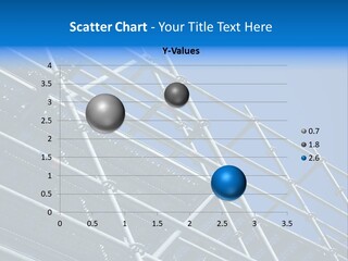 A Metal Structure With A Blue Sky In The Background PowerPoint Template