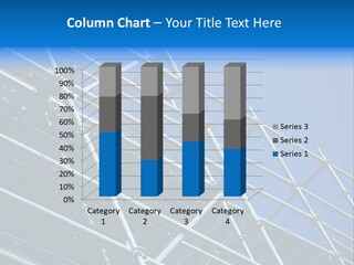 A Metal Structure With A Blue Sky In The Background PowerPoint Template