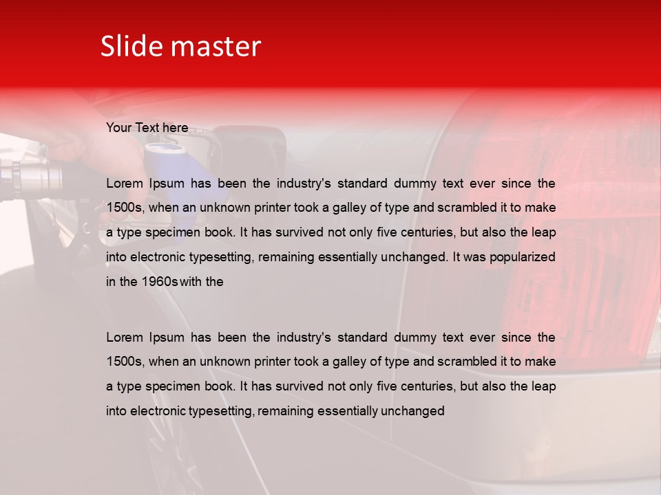 Industry Human Petrol PowerPoint Template