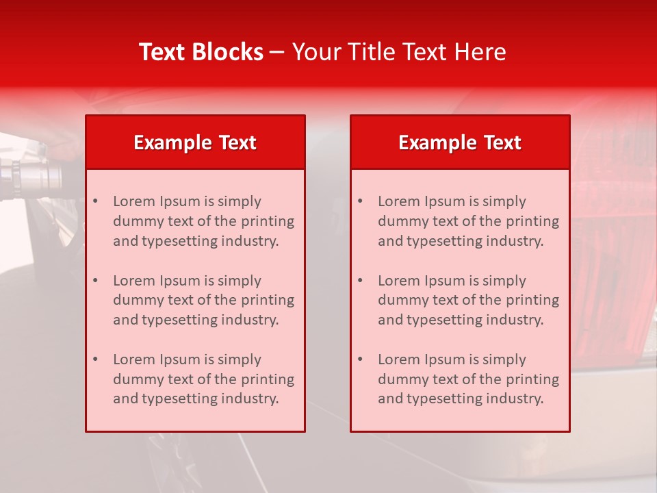 Industry Human Petrol PowerPoint Template