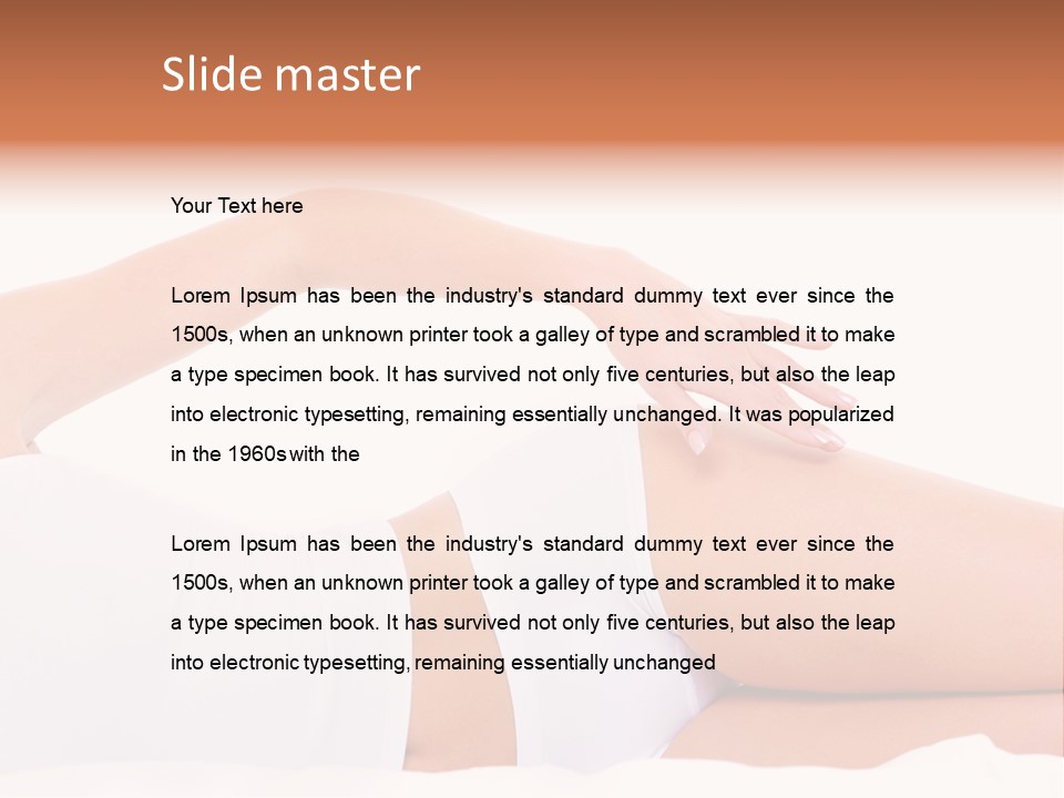 Horizontal Hip Background PowerPoint Template