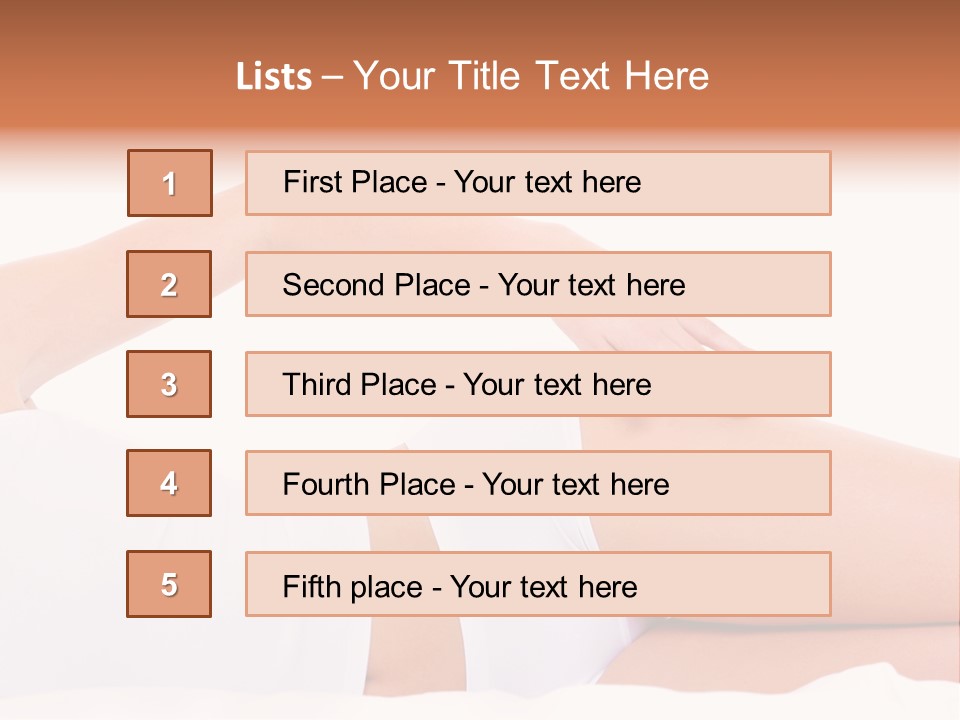 Horizontal Hip Background PowerPoint Template