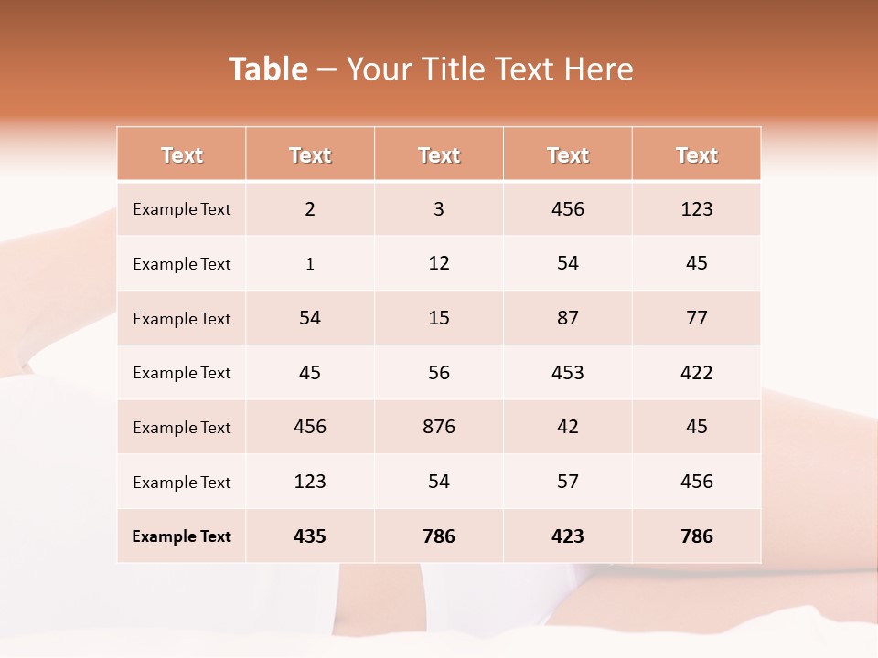 Horizontal Hip Background PowerPoint Template