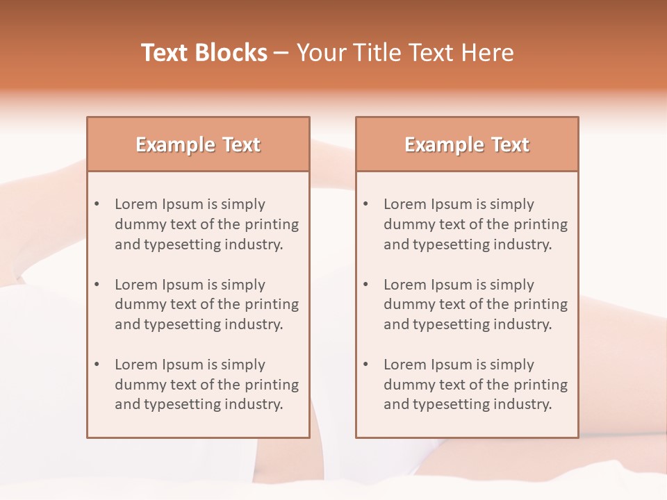 Horizontal Hip Background PowerPoint Template