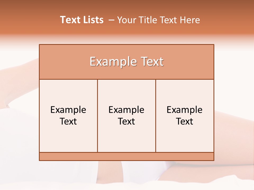 Horizontal Hip Background PowerPoint Template