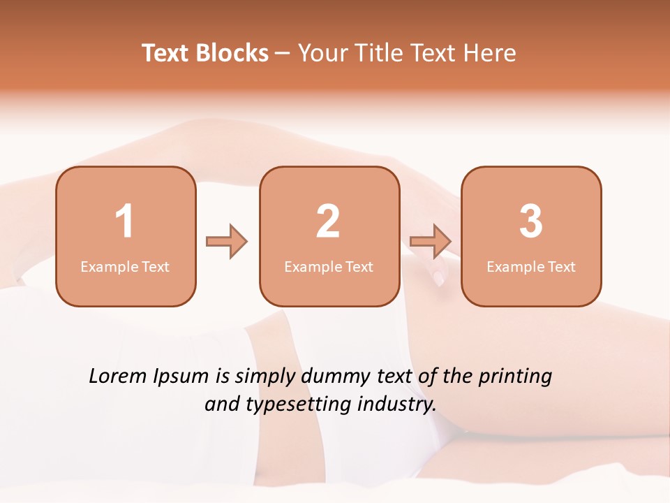 Horizontal Hip Background PowerPoint Template